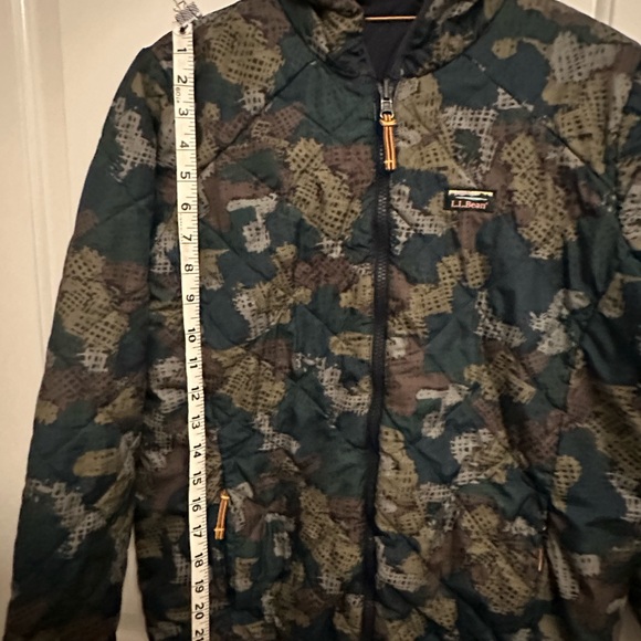 L.L. Bean Camouflage Reversible Jacket Boys Large - Picture 10 of 15
